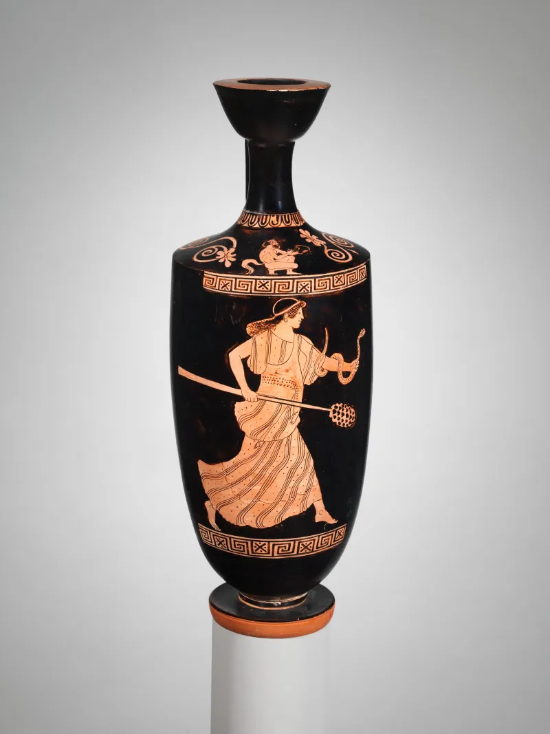 Terracotta Lekythos (Oil Flask) Met 