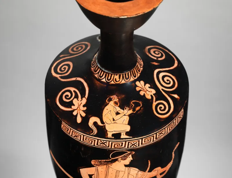 Terracotta Lekythos (Oil Flask) Met 
