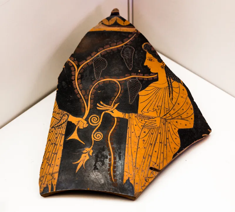 Hischylos Painter - Arv 162 5 - Dionysos And Ariadne - Roma Mnevg 50590 - 