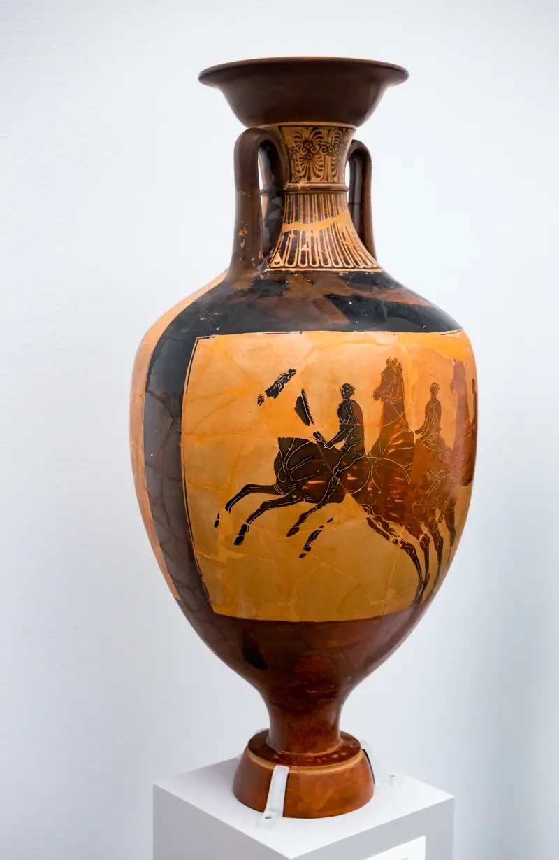 Hobble Group - Abv 417 2 - Athena Promachos - Horse Race - München As 7767 - 