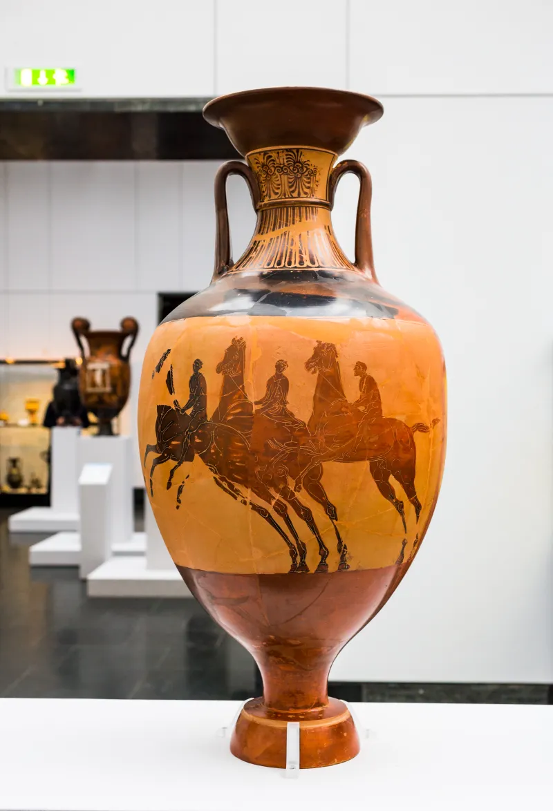 Hobble Group - Abv 417 2 - Athena Promachos - Horse Race - München As 7767 - 
