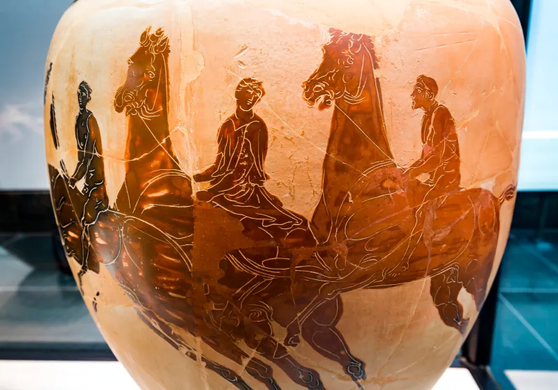 Hobble Group - Abv 417 2 - Athena Promachos - Horse Race - München As 7767 - 