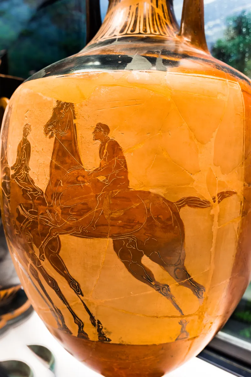 Hobble Group - Abv 417 2 - Athena Promachos - Horse Race - München As 7767 - 