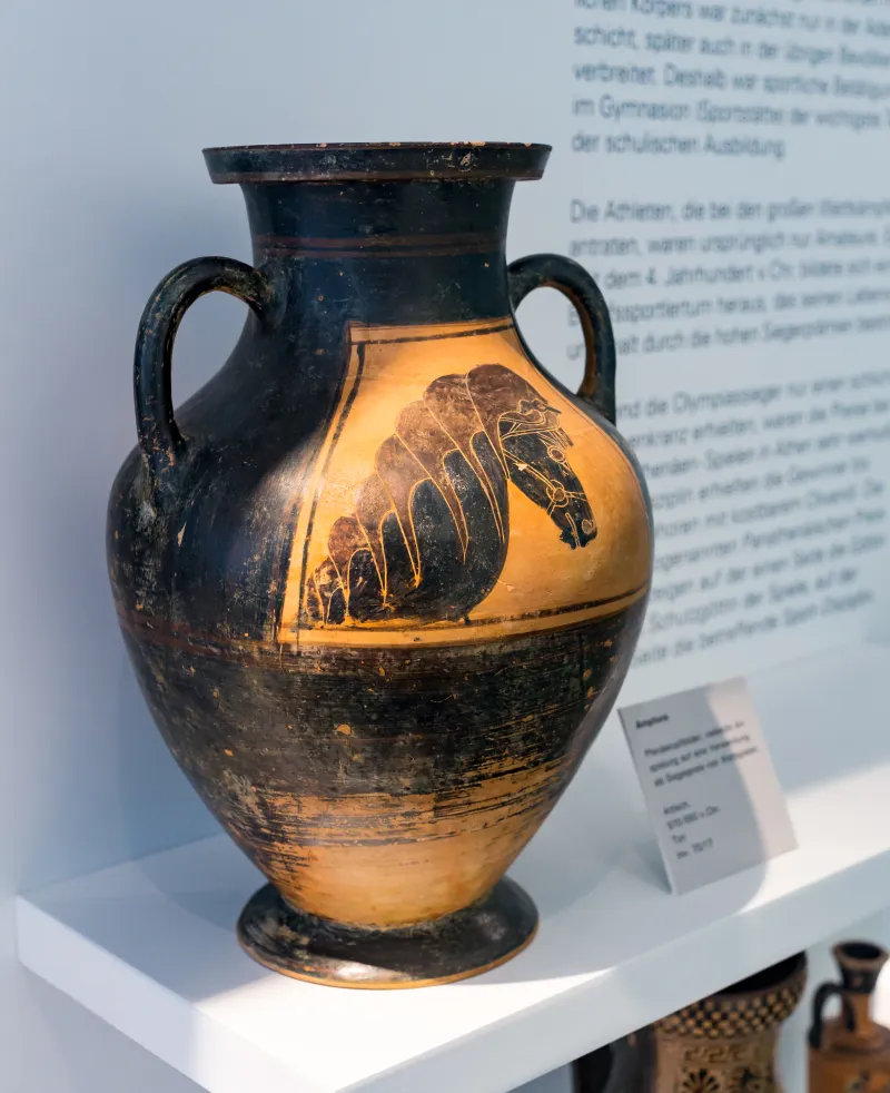 Horse-Head Amphora - Abv 15-17Extra - Horse-Head - Karlsruhe Bl 70-17 - 