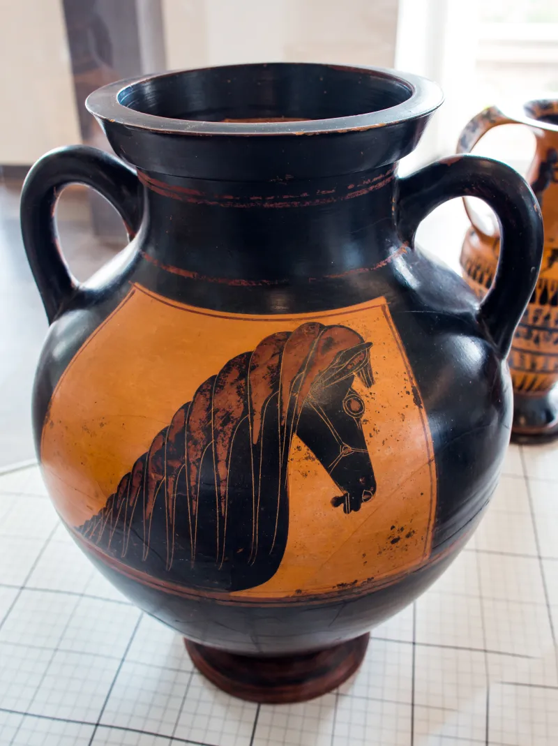 Horse-Head Amphora - Abv 15-17Extra - Horse-Head - Kassel As T 755 - 