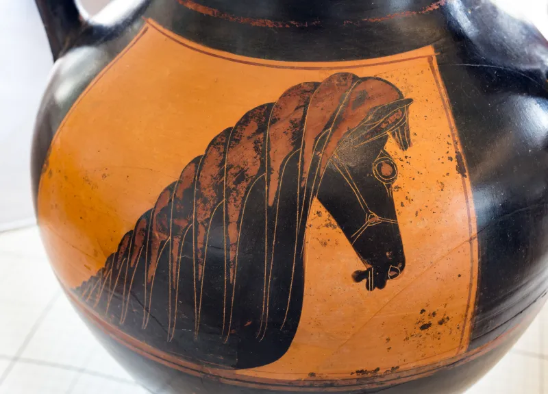 Horse-Head Amphora - Abv 15-17Extra - Horse-Head - Kassel As T 755 - 