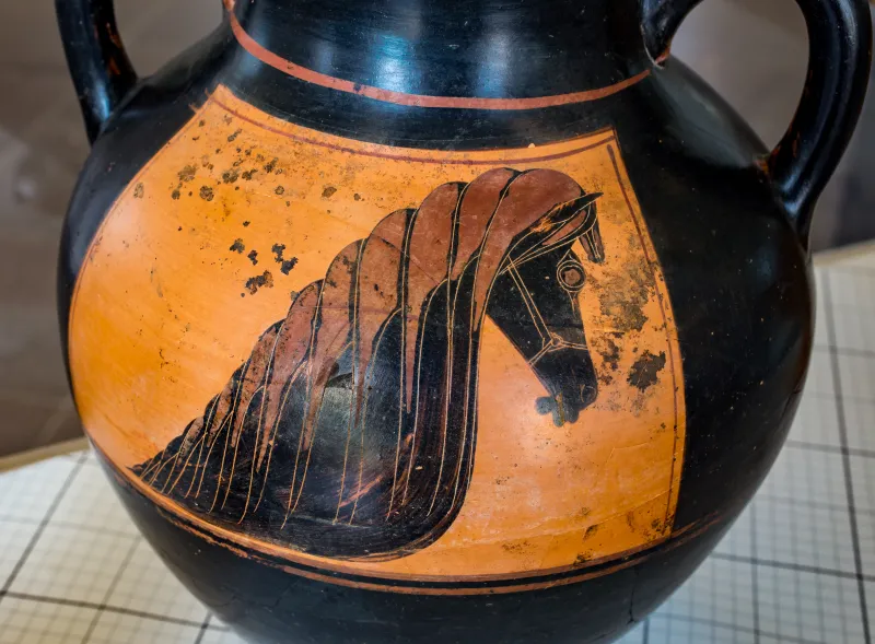 Horse-Head Amphora - Abv 15-17Extra - Horse-Head - Kassel As T 755 - 