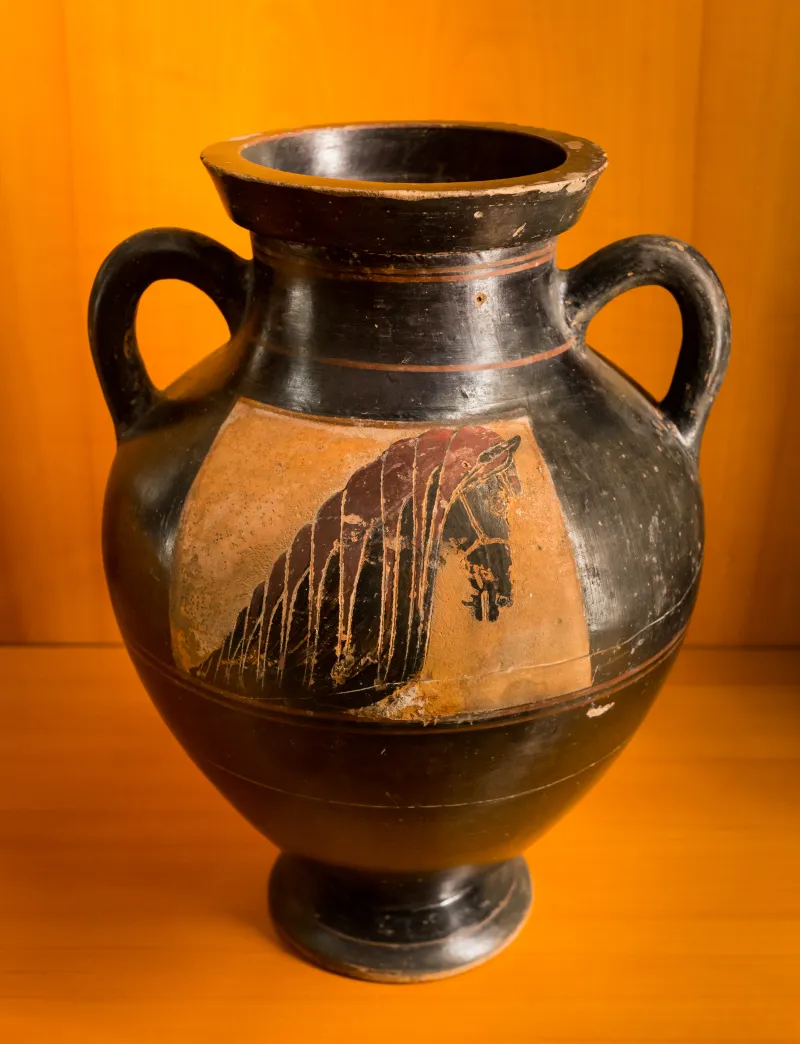 Horse-Head Amphora Group B - Abv 17 28 - Horse-Head - Lyon Mdba X 