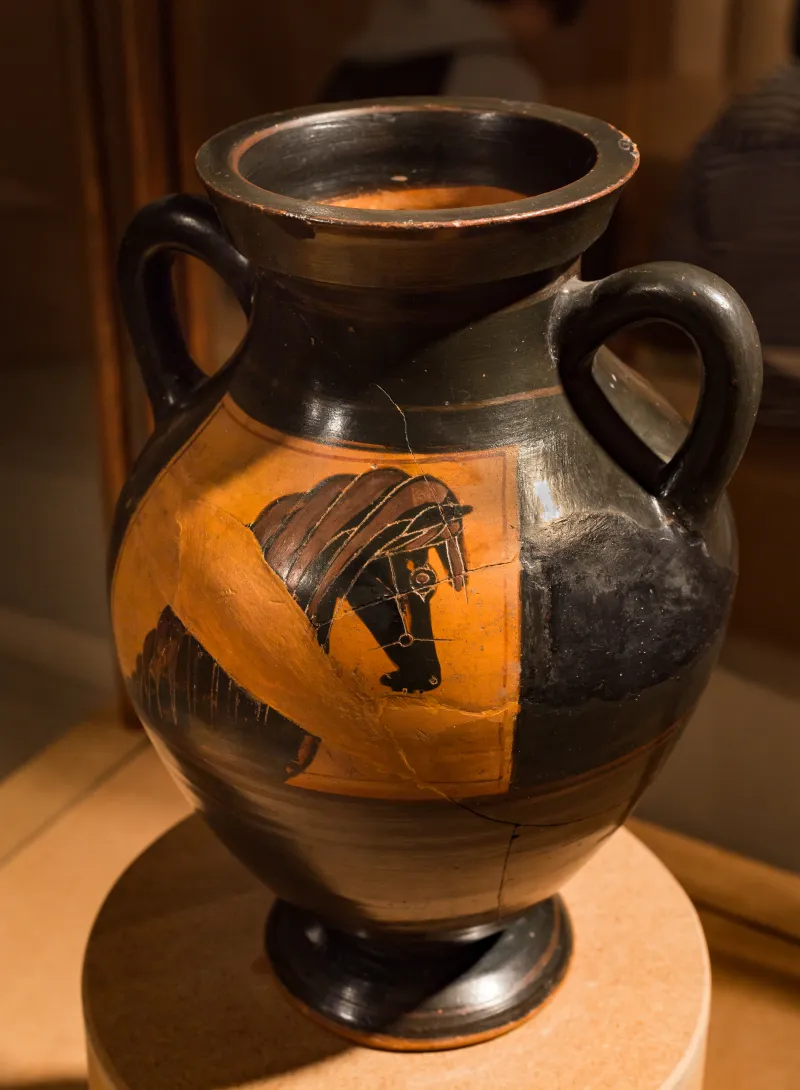 Horse-Head Amphora Group E - Abv 17 32 - Horse-Head - Erlangen As M 930 - 