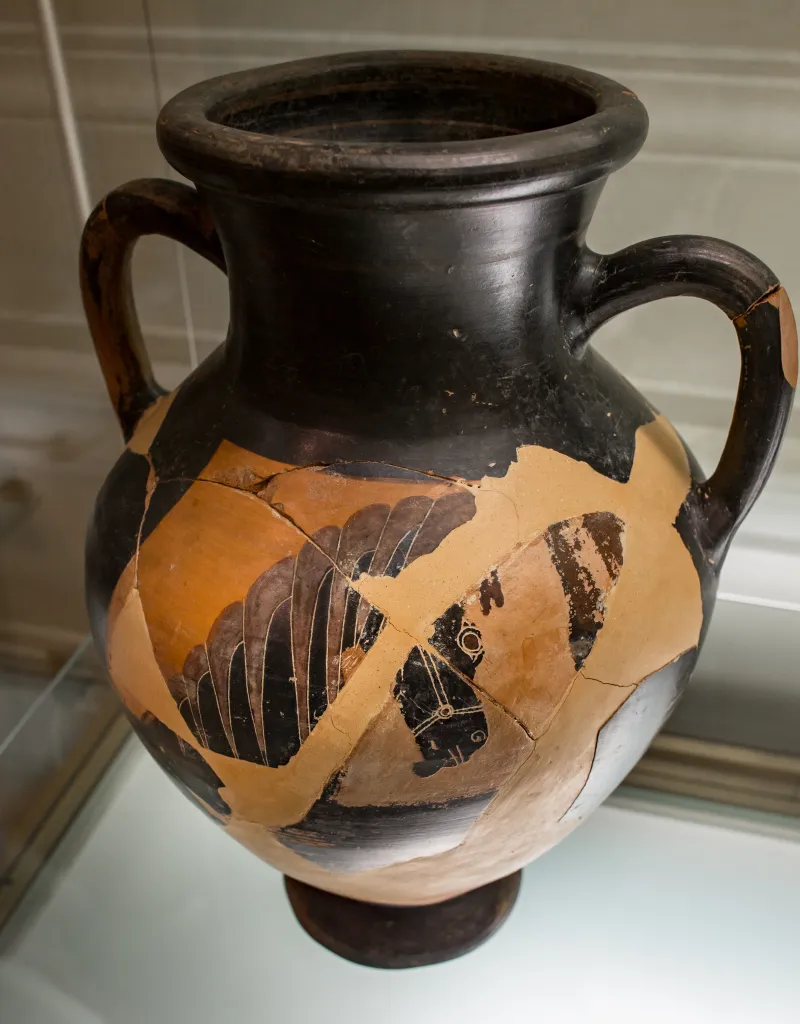 Horse-Head Amphora Group H - Abv 17 45 - Horse-Head - Firenze Man 96544 - 