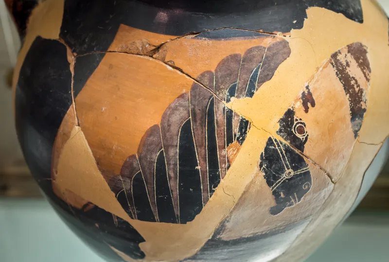 Horse-Head Amphora Group H - Abv 17 45 - Horse-Head - Firenze Man 96544 - 