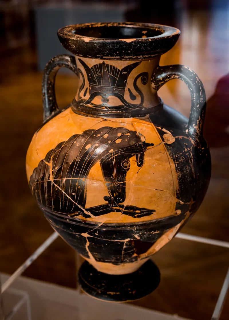 Horse-Head Amphora Group U - Abv Extra - Horse Protome With Forelegs - Roma Sabap-Rvem - 