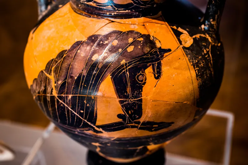 Horse-Head Amphora Group U - Abv Extra - Horse Protome With Forelegs - Roma Sabap-Rvem - 