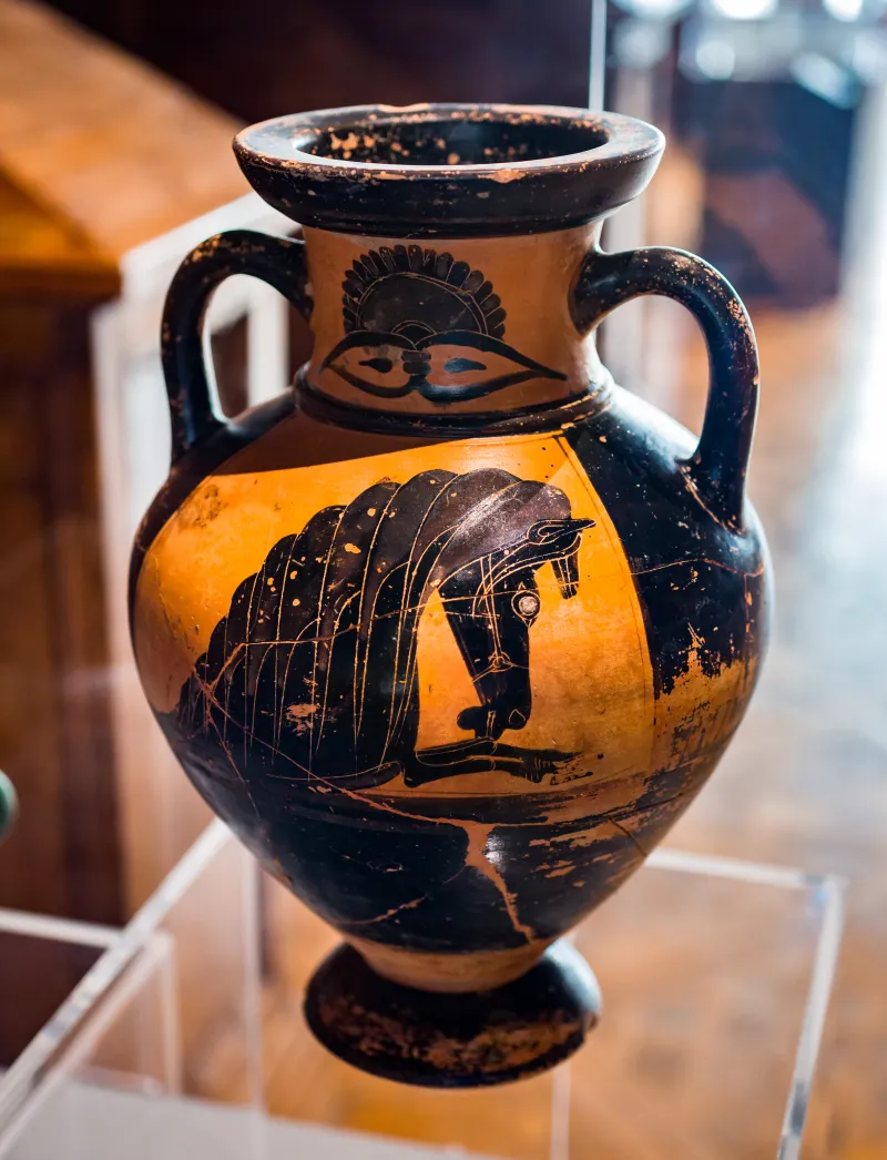 Horse-Head Amphora Group U - Abv Extra - Horse Protome With Forelegs - Roma Sabap-Rvem - 