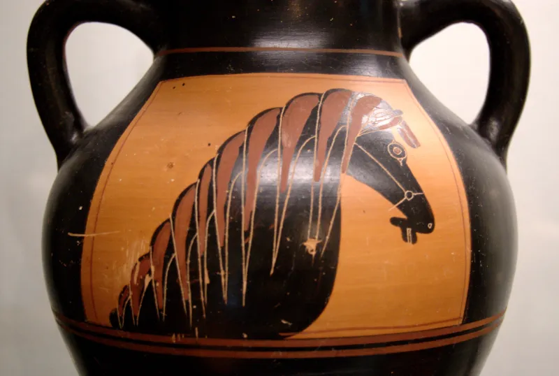 Horse-Head Amphora Staatliche Antikensammlungen 1362 Side 