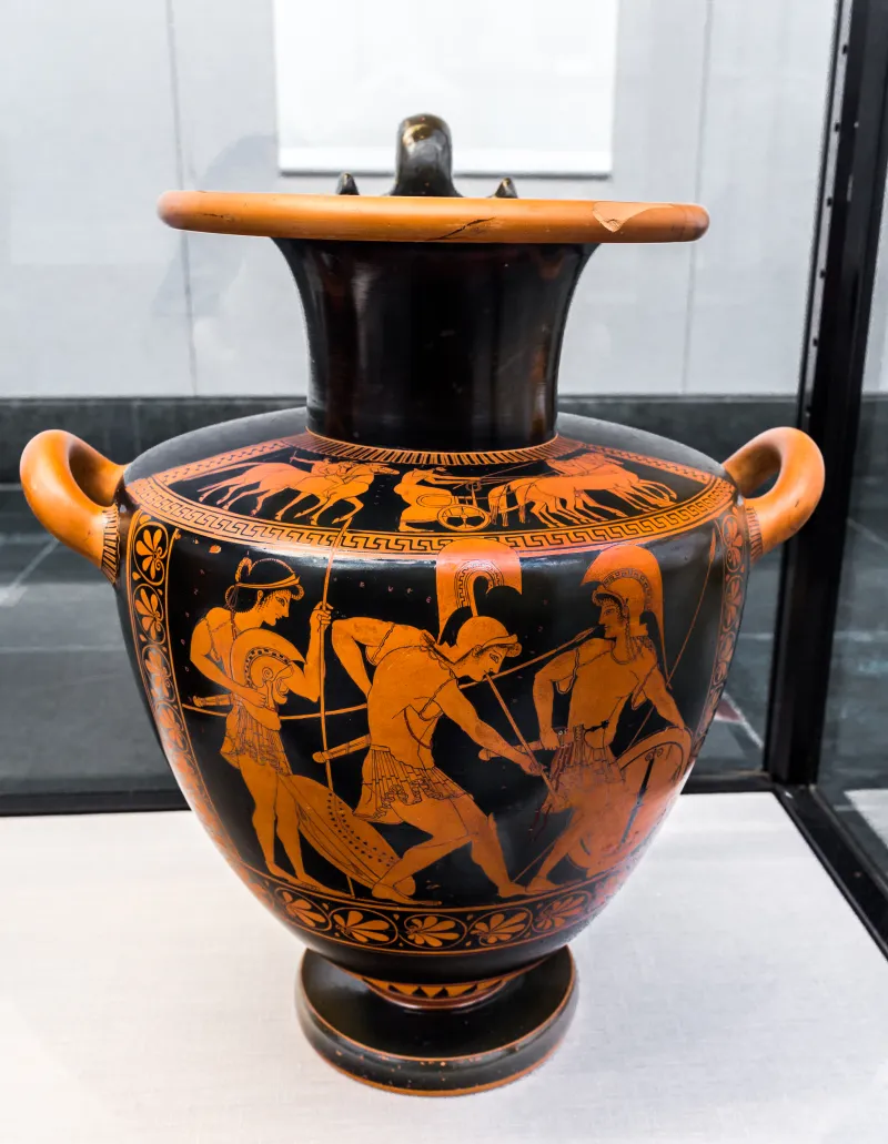 Hypsis Arv 30 1 Young Riders And Charioteer - Three Amazons Arming 