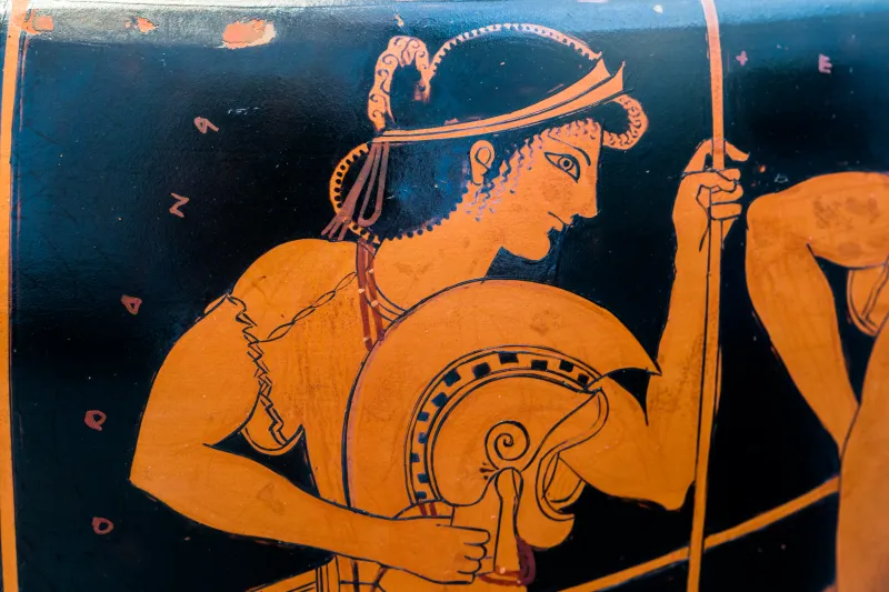 Hypsis Arv 30 1 Young Riders And Charioteer - Three Amazons Arming 