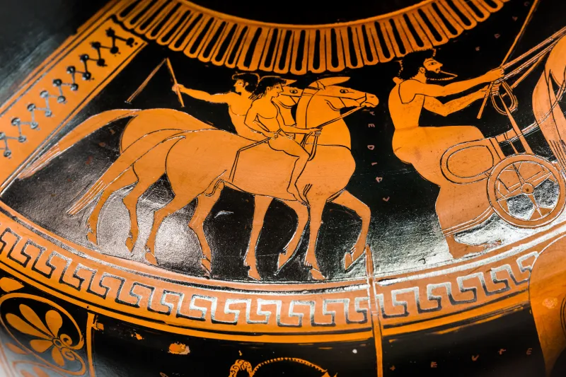 Hypsis - Arv 30 1 - Young Riders And Charioteer - Three Amazons Arming - München As 2423 - 