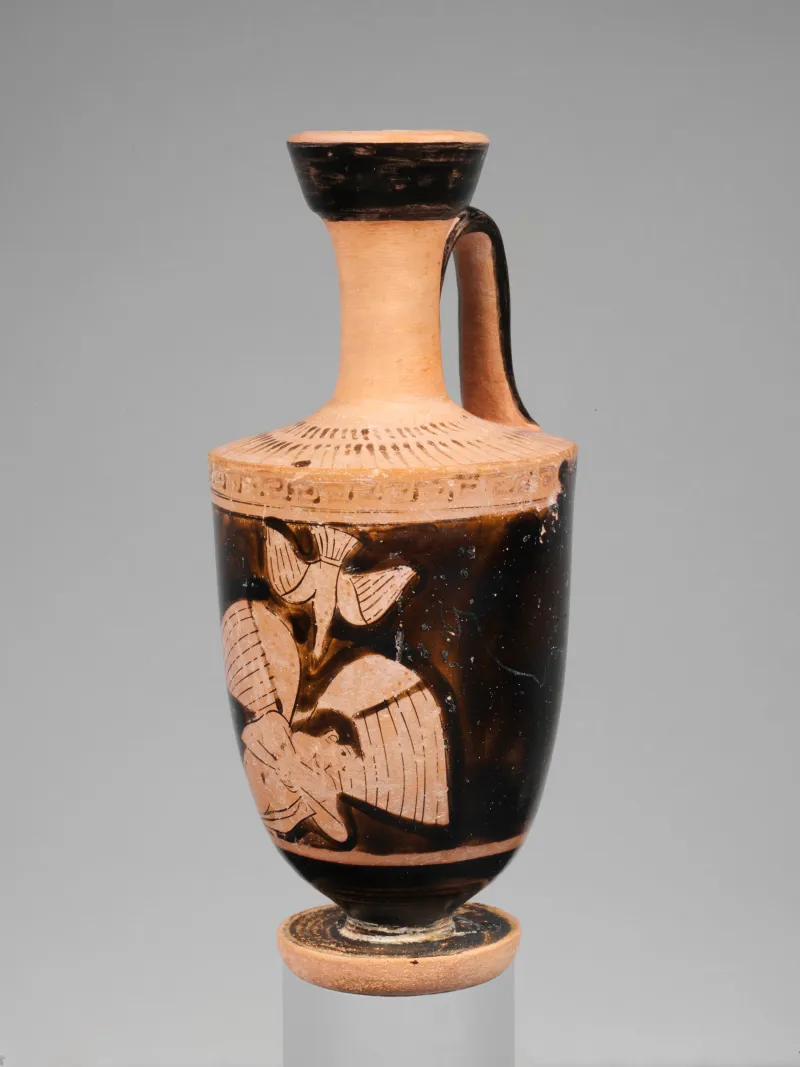 Terracotta Lekythos (Oil Flask) Met 