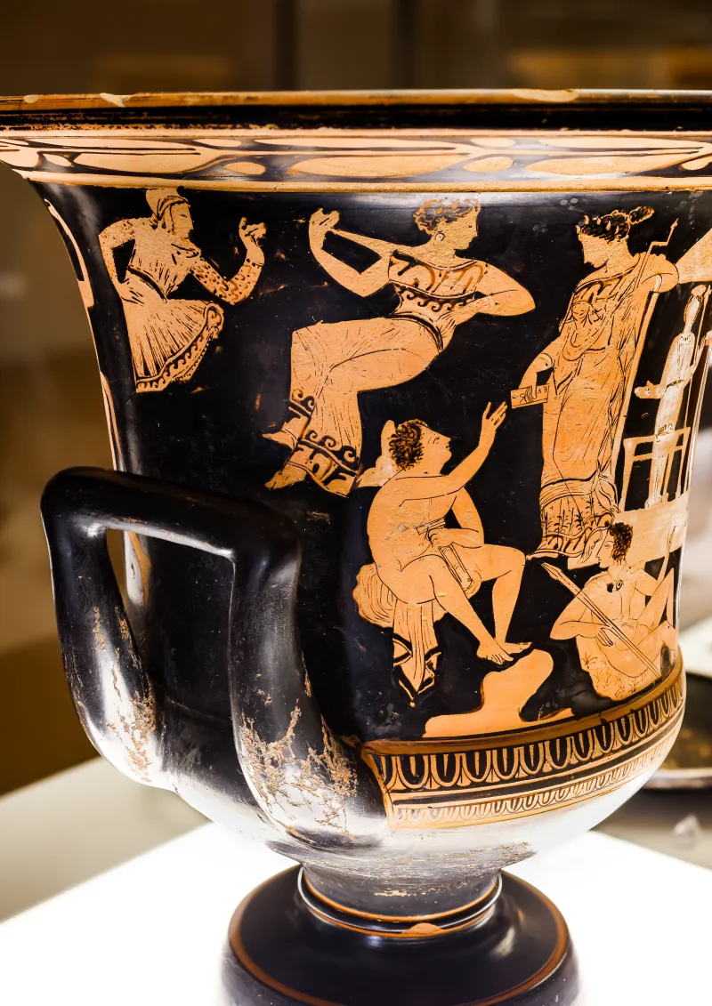 Iphigeneia Painter - Arv 1440 1 - Iphigeneia In Tauris - Satyrs - Ferrara Man 3032 - 