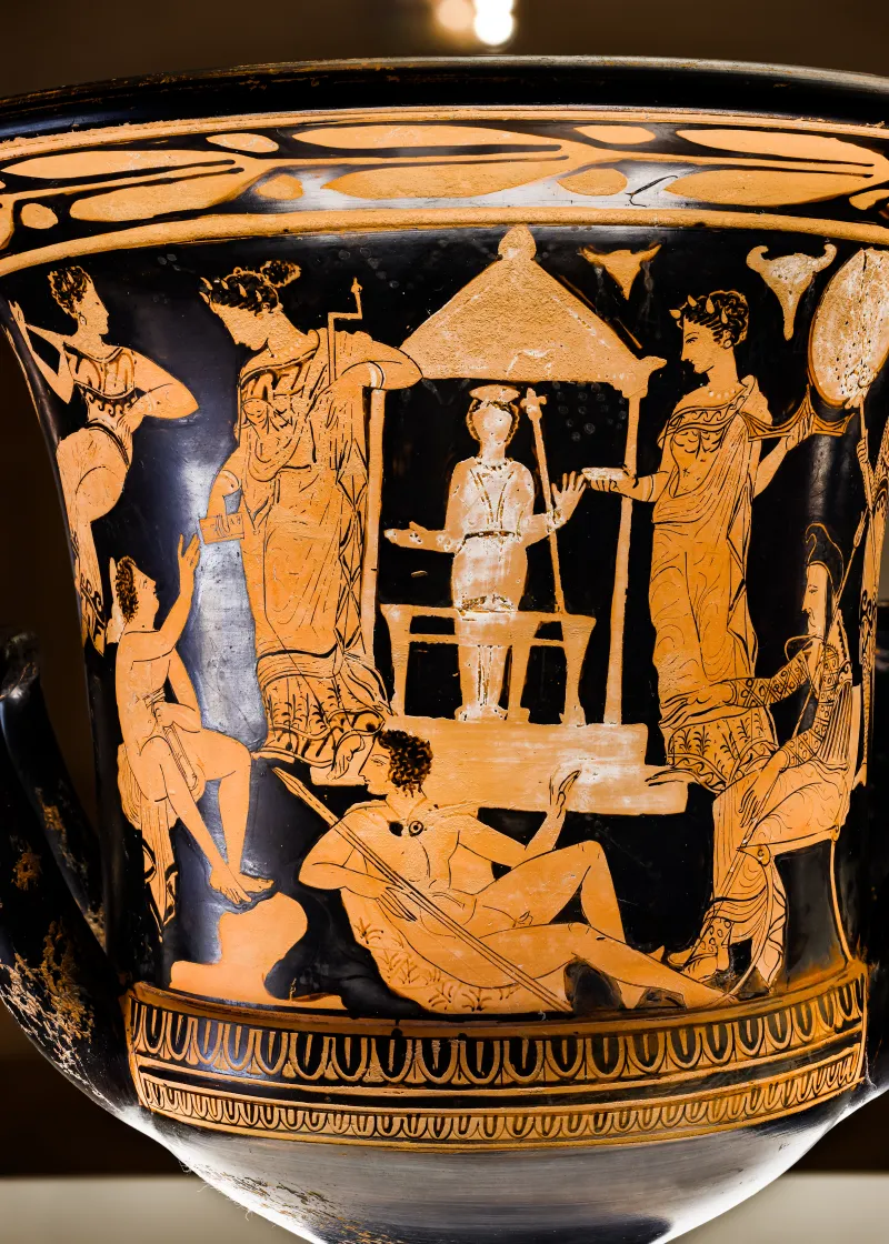Iphigeneia Painter - Arv 1440 1 - Iphigeneia In Tauris - Satyrs - Ferrara Man 3032 - 