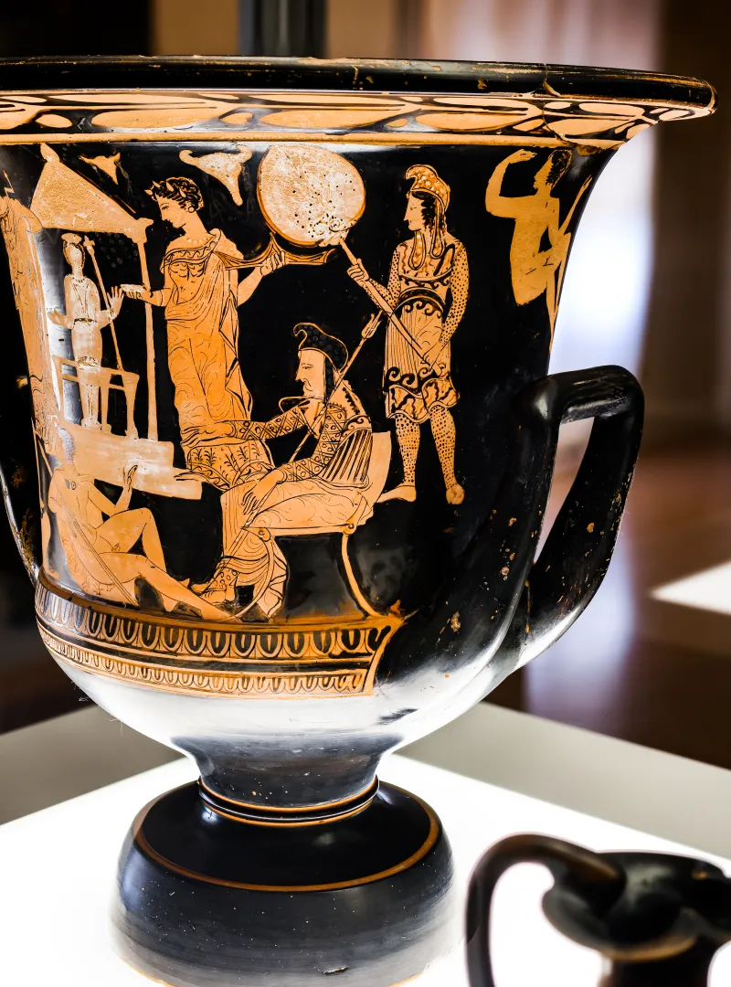 Iphigeneia Painter - Arv 1440 1 - Iphigeneia In Tauris - Satyrs - Ferrara Man 3032 - 