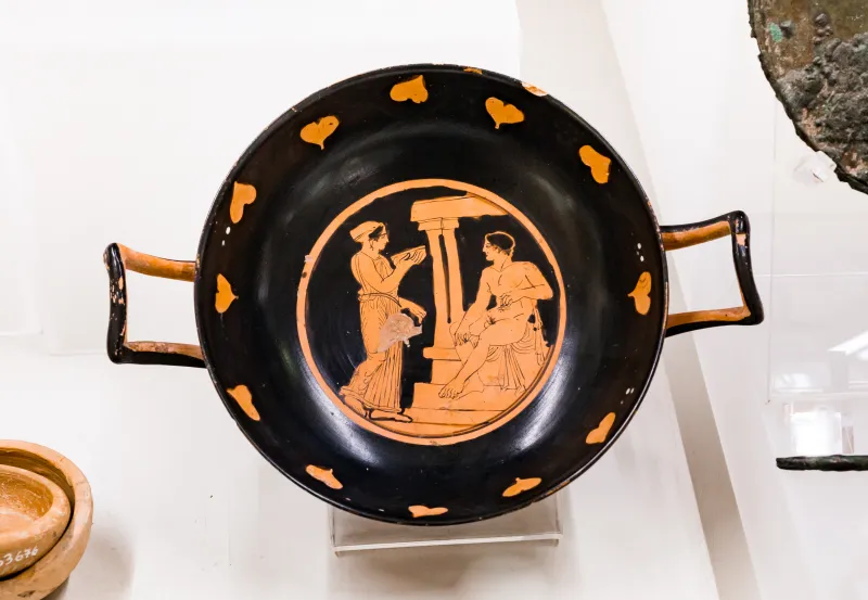 Workshop Of The Jena Painter - Arv 1514 Extra - Woman Honouring Herakles - Athletes And Youths In The Palaestra - Roma Mnevg 63673 - 