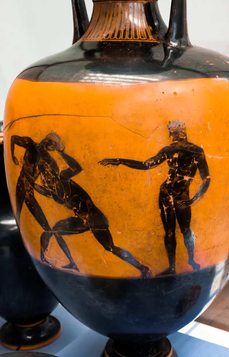 Kittos Group - Abv 413 1 - Athena Promachos - Wrestlers - London Bm 1866-0415-248 - 