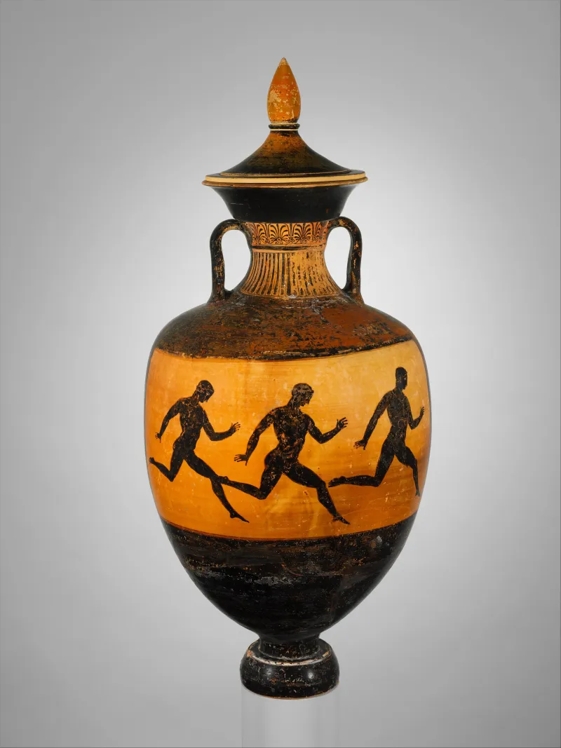 Terracotta Panathenaic Prize Amphora Met 
