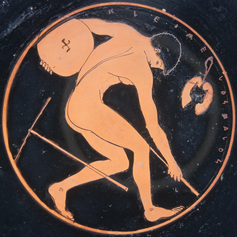 Discobolus Kleomelos Louvre G111 