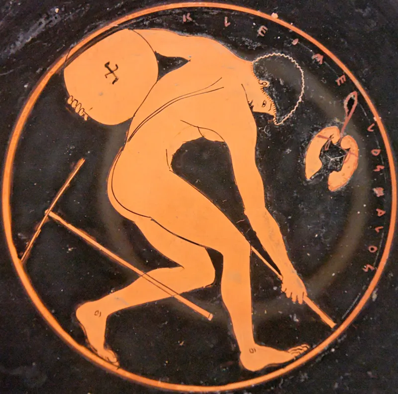 Discobolus Kleomelos Louvre 