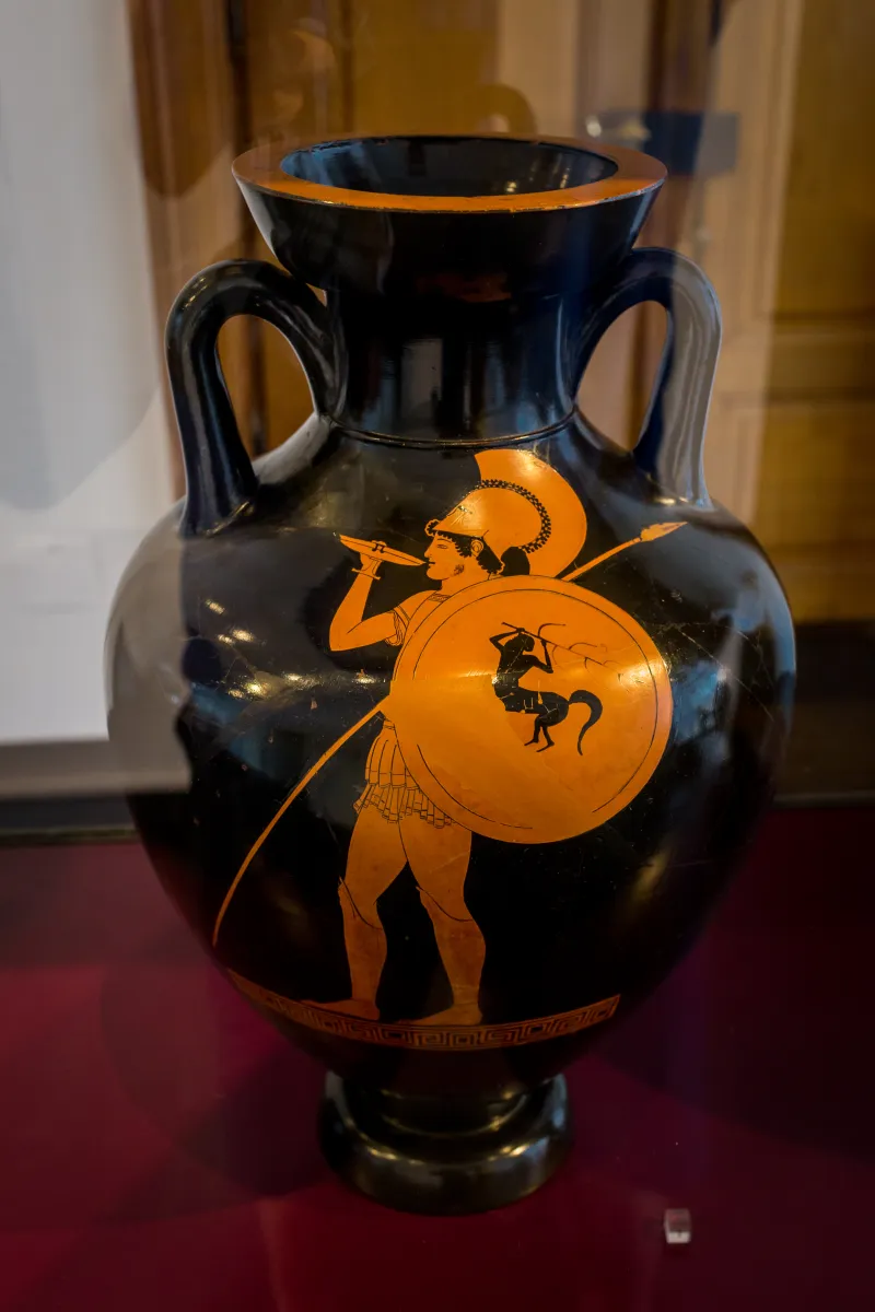 Kleophrades Painter Arv 183 8 Warrior And Woman 