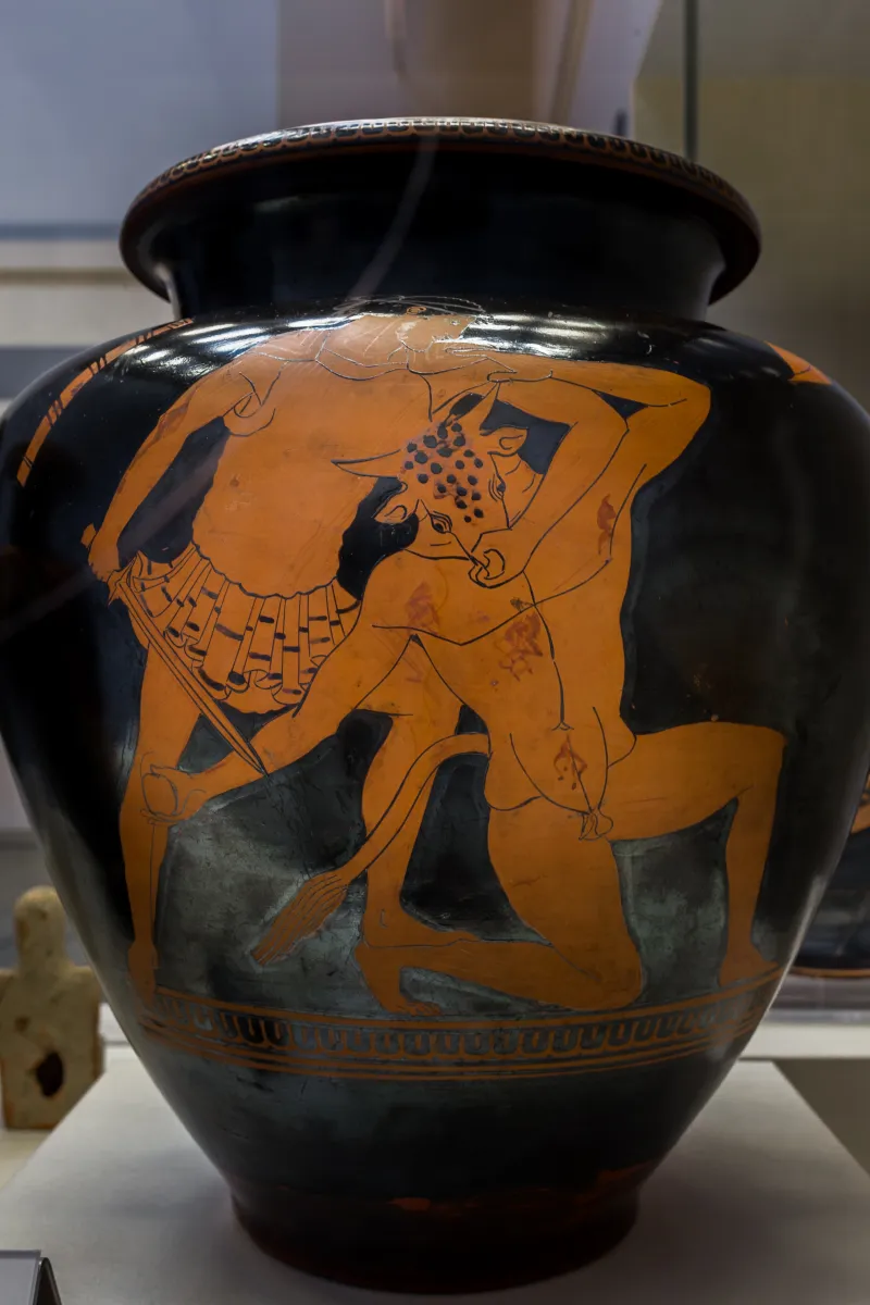 Kleophrades Painter Arv 187 57 Theseus And The Minotaur - Theseus And Prokrustes 