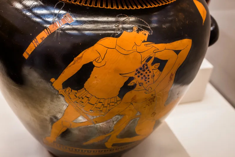 Kleophrades Painter Arv 187 57 Theseus And The Minotaur - Theseus And Prokrustes 