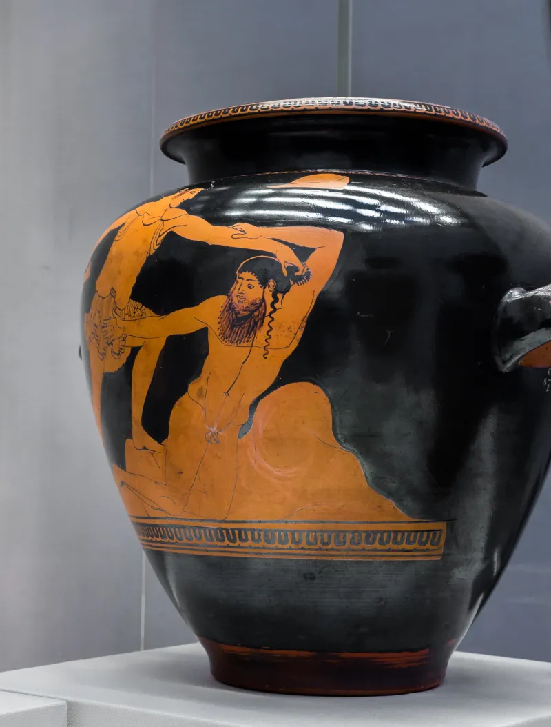 Kleophrades Painter Arv 187 57 Theseus And The Minotaur - Theseus And Prokrustes 
