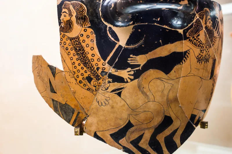 Kleophrades Painter Arv 191 102 Centaurs Attacking Iris 