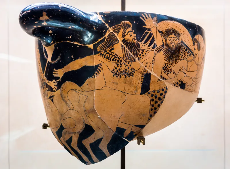 Kleophrades Painter Arv 191 102 Centaurs Attacking Iris 