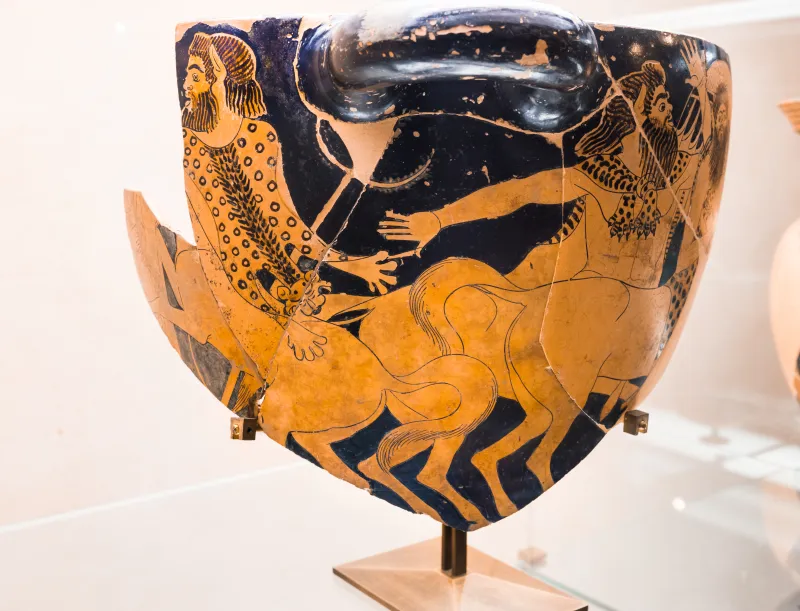 Kleophrades Painter - Arv 191 102 - Centaurs Attacking Iris - Firenze Man 4218 - 