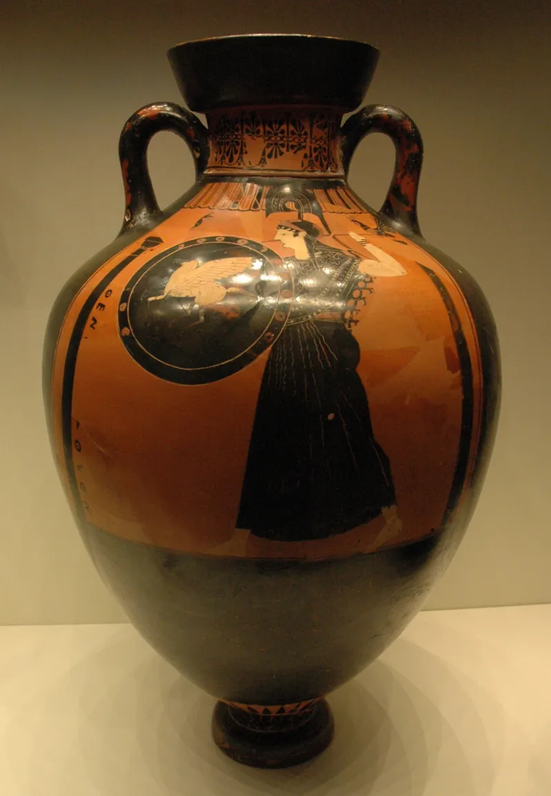 Panathenaic Amphora Getty Villa 