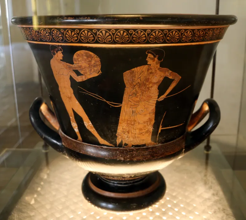 Pittore Di Kleophrades, Cratere A Calice Con Atleti E Allenatori, 500-490 
