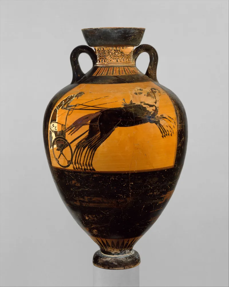 Terracotta Panathenaic Prize Amphora Met 