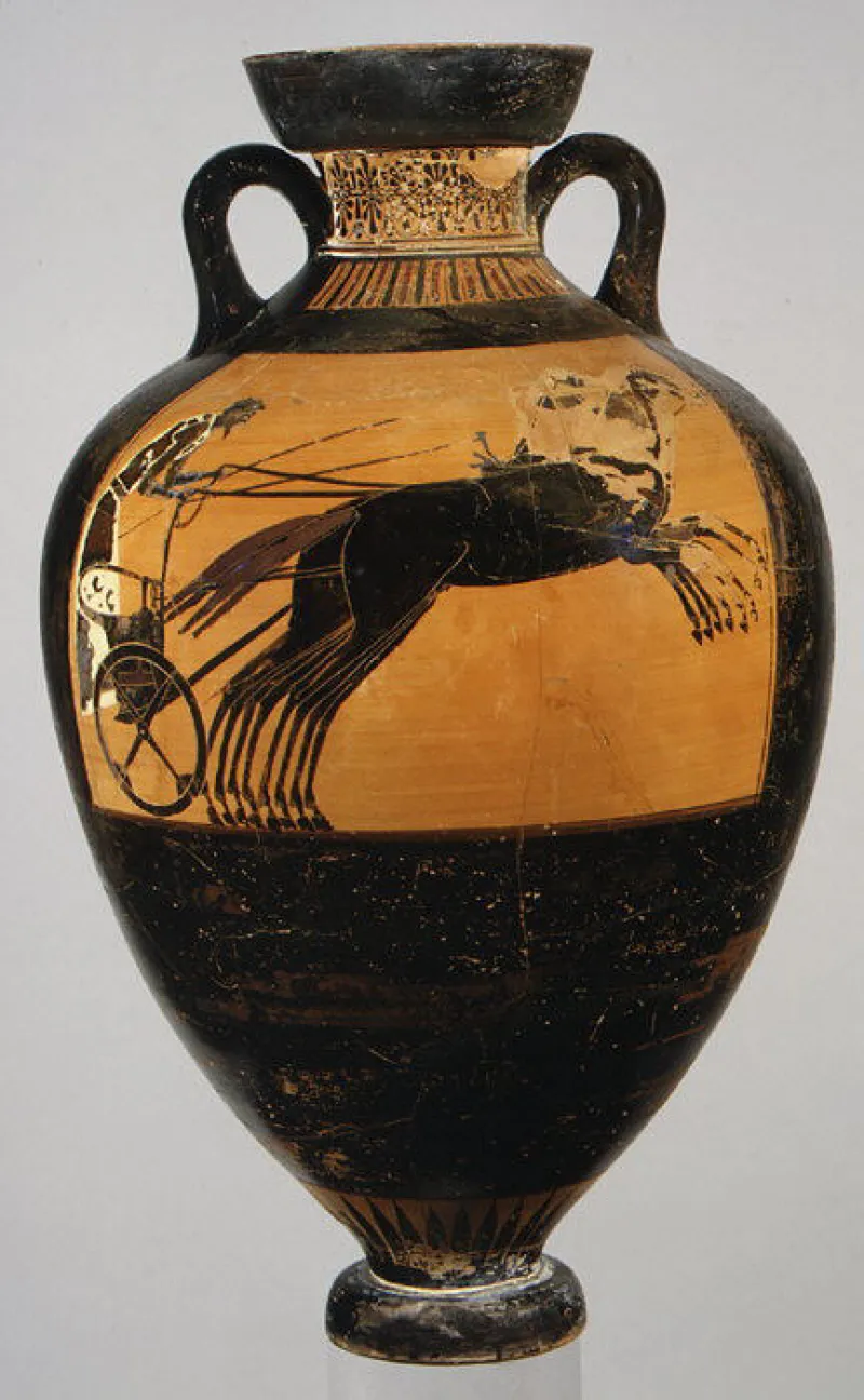 Terracotta Panathenaic Prize Amphora Met 