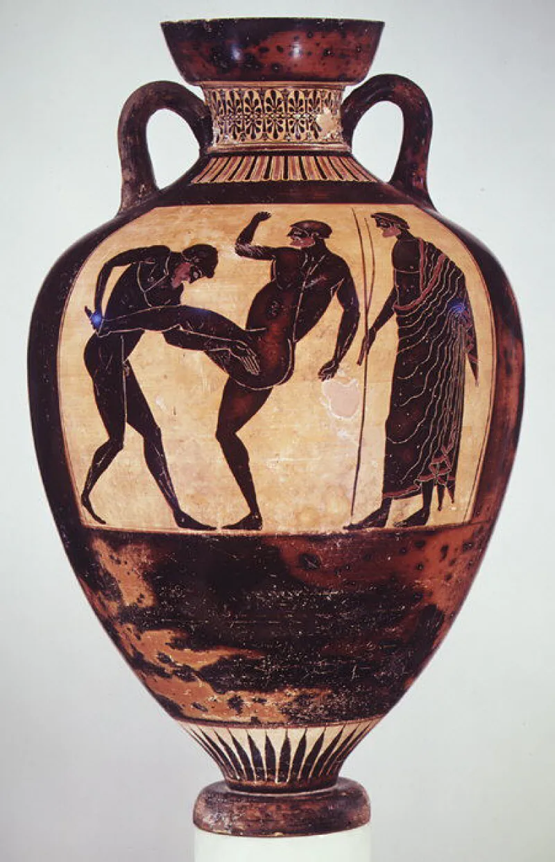 Terracotta Panathenaic Prize Amphora Met 