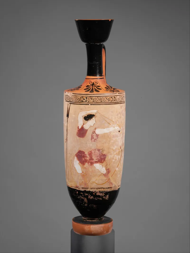 Terracotta Lekythos (Oil Flask) Met 