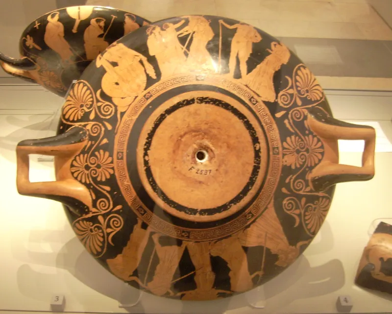 Geburt Des Erichthonios Auf Rotfiguriger Trinkschale 