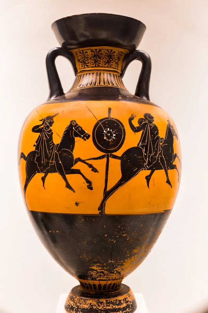 Kuban Group - Abv 411 1 - Athena Promachos - Javelin-Throwing On Horseback - London Bm 1903-0217-1 - 