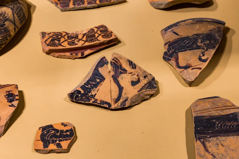 Kx Painter And Other Fragments - Abv Extra - Satyrs Preparing For Symposion - Cortona Maec - 