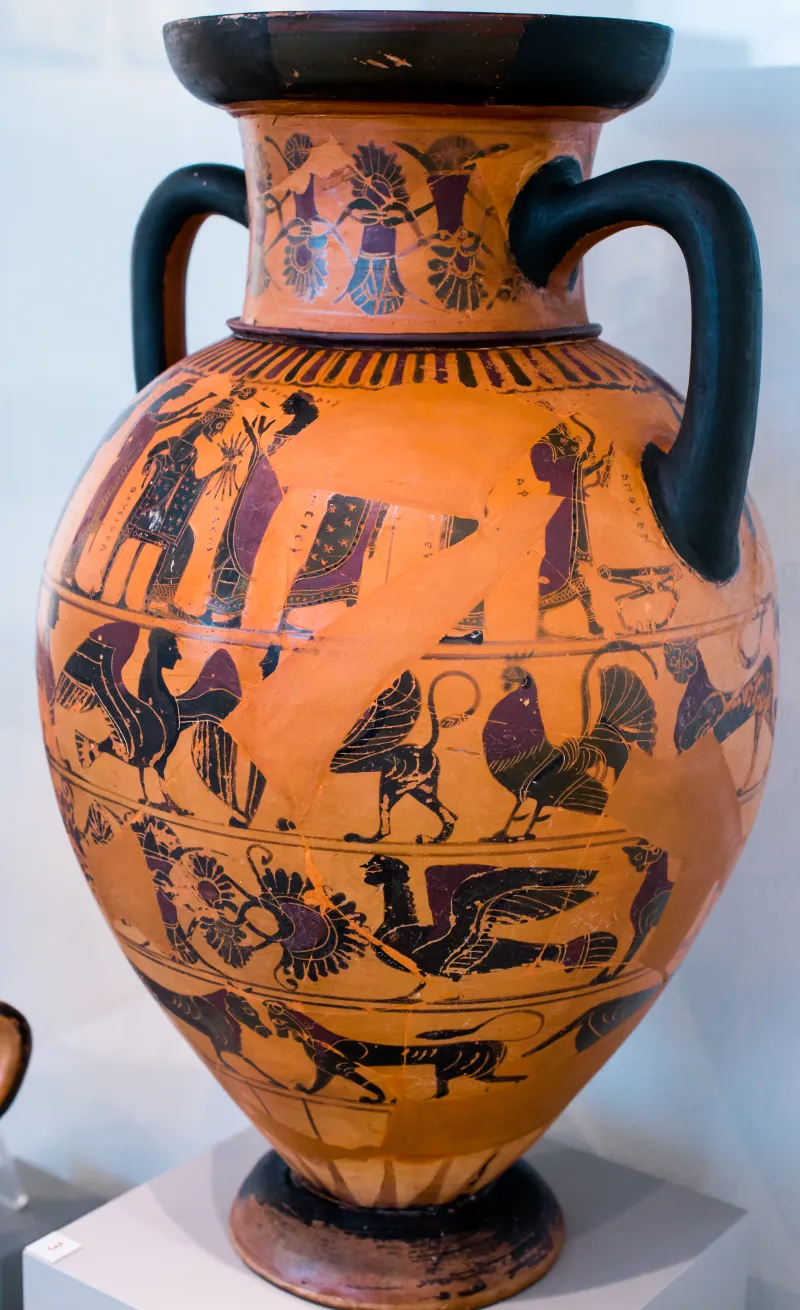 Kyllenios Painter - Abv 96 14 - Birth Of Athena - Fight - Animal Friezes - Berlin As F 1704 - 