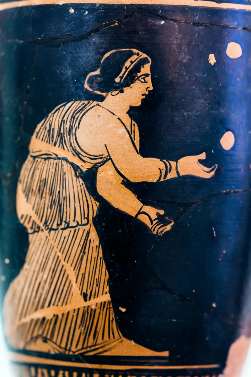 Close To The L M Painter Arv 1365 2 Woman Juggling With Two Balls 