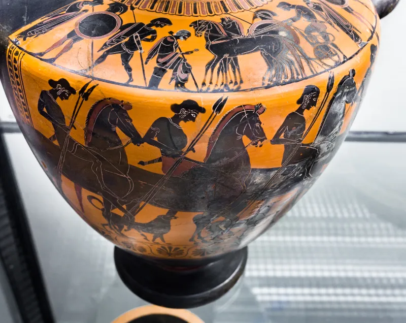Comparable With The Leagros Group - Abv Extra - Warriors Departing With Chariot - Horsemen - Fiesole Mca 178373 - 